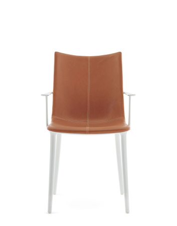H.H.H. Leather Chair White Leather
