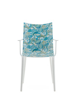 H.H.H. Graphic Impression Chair White Lapis