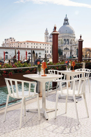 Multiplo XL Rectangular Outdoor 180x90 cm Table White White
