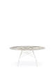 Glossy XXL Ø150 cm Table White Nature Tundra
