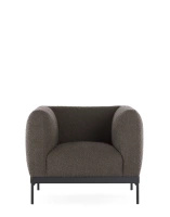 Asia Armchair (Bouclè) Gray