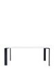  Four Rectangular Stół Czarny Biały