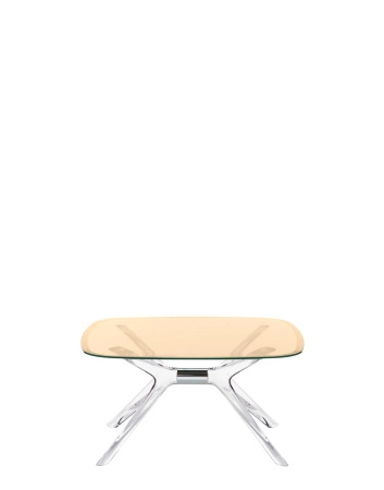 Blast Square Table Bronze/Chrome