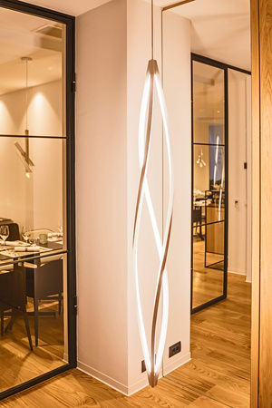 Lampa Wisząca Pionowo Nemo In The Wind 3000 K Złoty