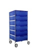 Mobil 6 Drawers With Wheels Komoda Niebieski