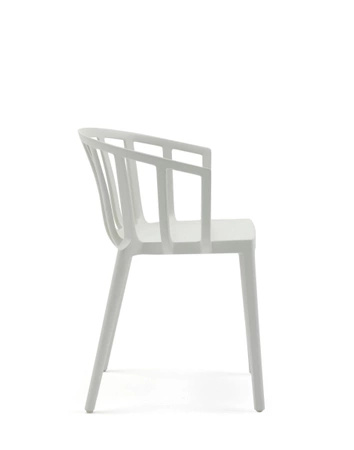 Venice Mat Chair White Matte