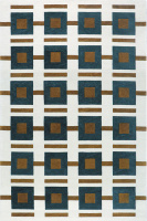 Toulemonde Bochart Elena Bleu vert carpet