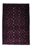 Belutch Afghan Wool Rug 139573 126x208
