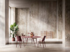 Glossy XXL Outdoor Oval 192x118 cm Maroon Table