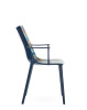 H.H.H. Graphic Impression Chair Blue Ink-Ochre