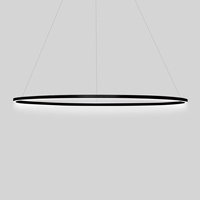 Lampa Wisząca Nemo Ellisse Major Downlight 3000 K Czarny