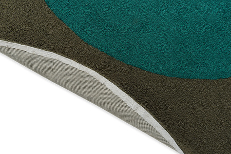 Brink&Campman Festival Round Aqua Rug 496308