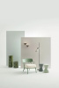 A.I. Lounge Bouclé Chair White Black