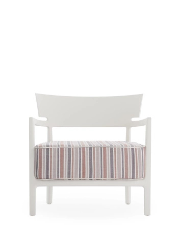 Cara Mat Outdoor Armchair White Brick Stripes