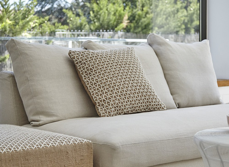 Gan Raw White Pillow