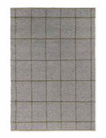 Brink&Campman Craft Matter Check Slate Olive rug 049104