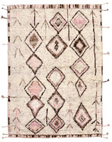 Reza's Tribe Ivory Pink rug