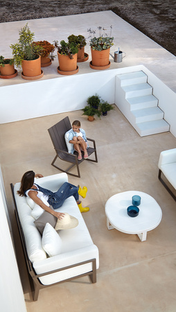 Gandiablasco Flat Round Coffee Table Ø90 cm