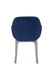 Clap Aquaclean Armchair Gray Navy Blue
