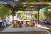 Gan Garden Layers Diagonal Almond-Blue Carpet