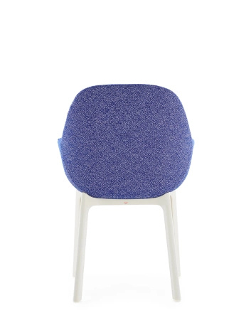 Clap Tissue Shirley Armchair White Blue
