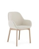 Clap Tissue Shirley Powder White Armchair