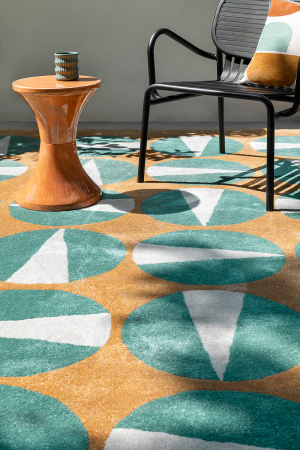 Toulemonde Bochart Gouache Outdoor Terre Carpet