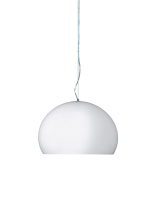Small Fl/y Glossy Opaque Pendant Lamp White