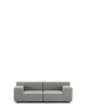 Plastics Tech Fabric Two-Seater Sofa Gray