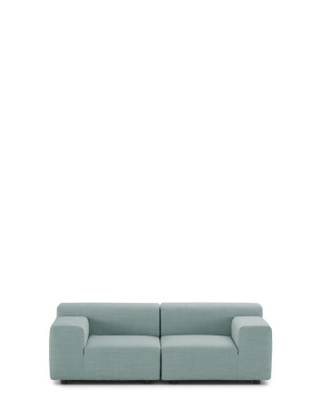 Plastics Outdoor Two-Seater Sofa Green