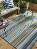 Harlequin SPECTRO STRIPES EMERALD | MARINE | RUST rug 442108