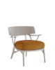 A.I. Lounge Bouclé Chair Gray Orange