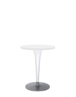 Top Top Round Outdoor Stolik Biały