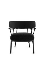 A.I. Lounge Bouclé Chair Black Black
