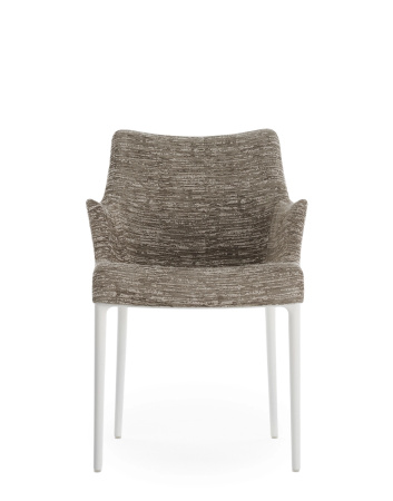 Eleganza Nia Chair White Light Brown