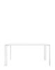  Four Rectangular 158x79 cm Table White White