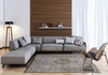 Louis de Poortere Fading World Medallion Grey Ebony rug 8257