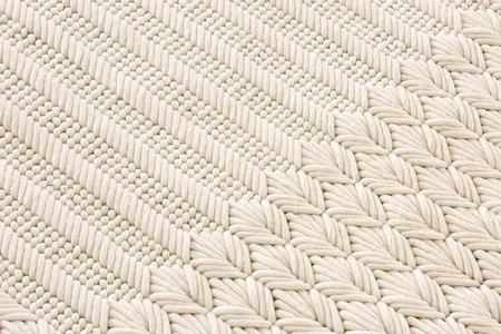 Gan Chaddar White Carpet