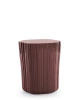 Corteza Side Table Burgundy