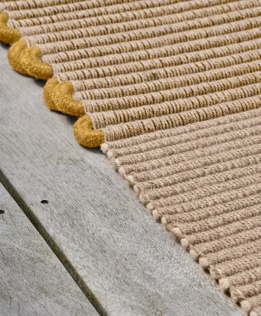 Toulemonde Bochart Cabestan Jaune carpet