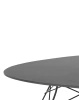 Glossy XXL Outdoor Oval 192x118 cm Stół Czarny