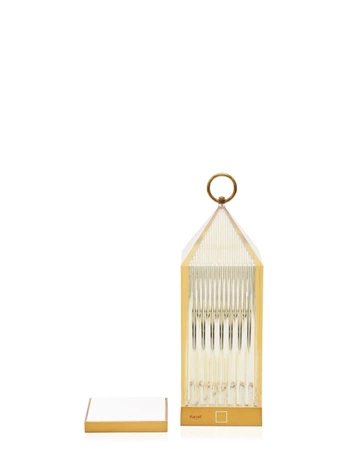 Lantern Table Lamp Gold