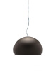Small Fl/y Mat Pendant Lamp Brown