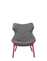 Foliage Trevira Armchair Red Gray