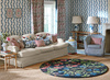 Sanderson FORAGING INDIGO ROUND carpet 146618