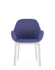 Clap Tissue Shirley Armchair White Blue