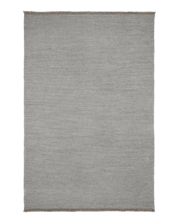 K-Lim Anthracite Carpet with Beige Fringes 170x240