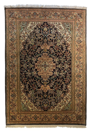 Kashmir Silk Heritage Carpet 127 x 181