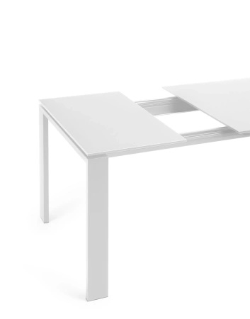 Four Extendable 50+50+160x90 cm Stół Rozkładany Biały