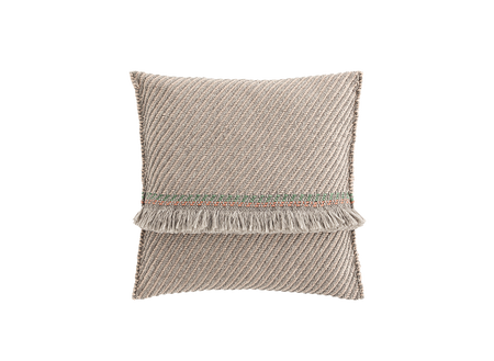 Gan Garden Layers Big Diagonal Almond-Ivory Pillow
